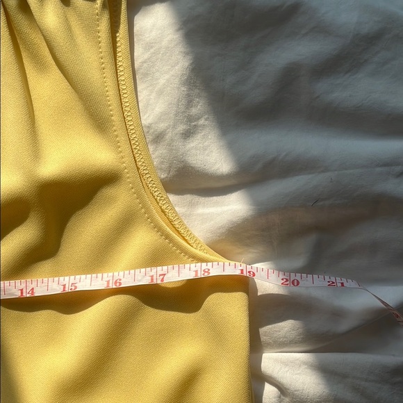 Vintage deadstock butter Yellow Vest Cricket Lane 70s 80s Cottagecore Retro mod - Picture 6 of 8